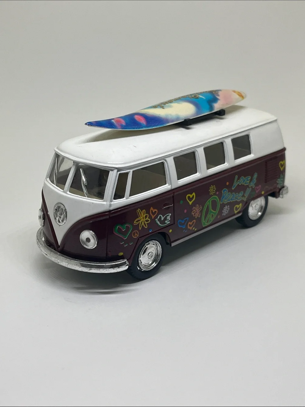 1962 Volkswagen Bus with San Clemente Surfboard - Picture 1 of 8